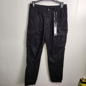 Supply & Demand Rifle Cargo Pants Youth XL Black Stretch Pockets‎ Streetwear New